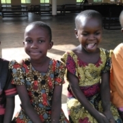 four smiling students