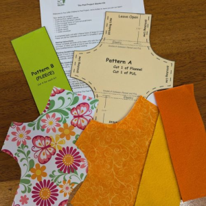 colorful patterns and fabric pieces